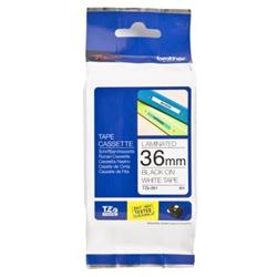 Brother TZe-261, kazeta 36mm, bílá/černá