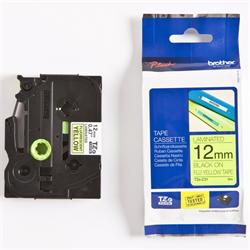 Brother TZe-C31, páska 12mm, signální žlutá/černá