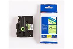 Brother TZe-C51, páska 24mm, signální žlutá/černá