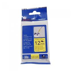 Brother TZe-FX631, páska 12mm, žlutá/černá laminovaná