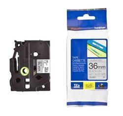 Brother TZe-M961, kazeta 36mm, stříbrná matná/černá