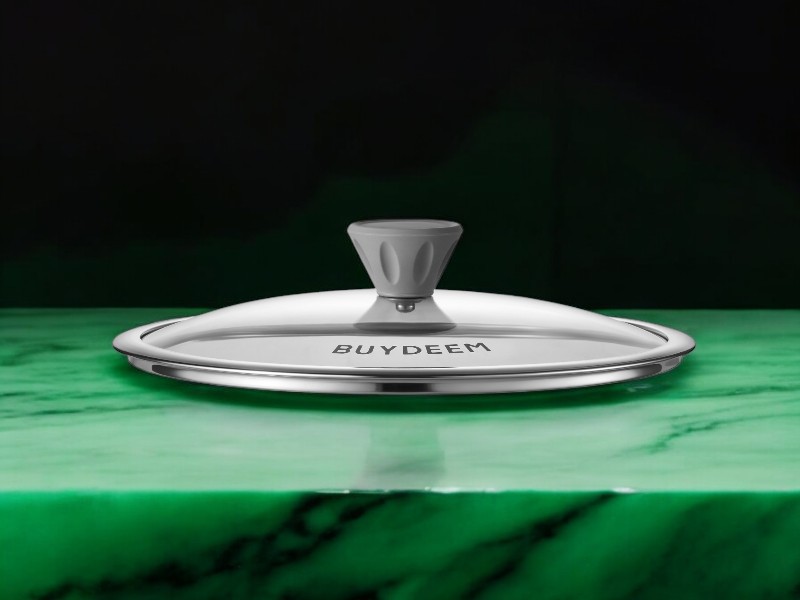 BUYDEEM Cast Aluminum Nonstick Frying Pan 30 cm, model CP102, color Cozy Greenish