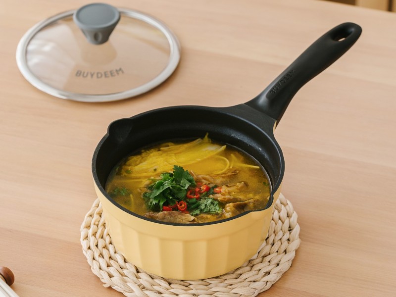 BUYDEEM CP141, hliníkový nepřilnavý rendlík 1,8l , barva žlutá