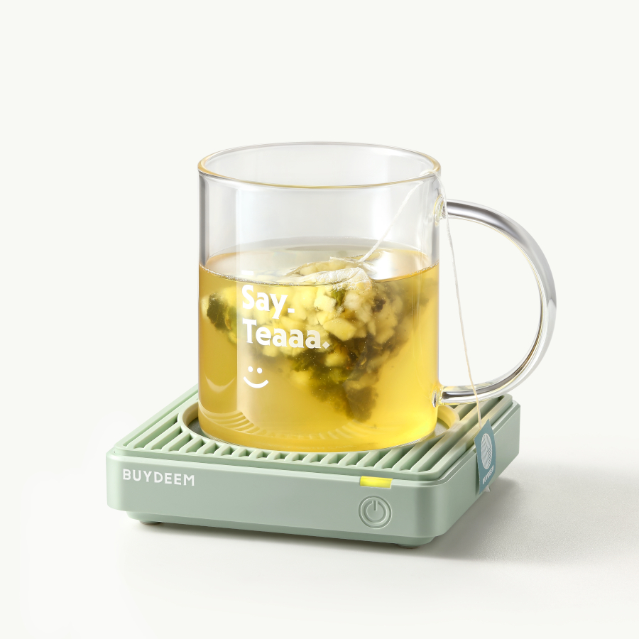 BUYDEEM Mug/coffee warmer, model OA2001, color Cozy Greenish