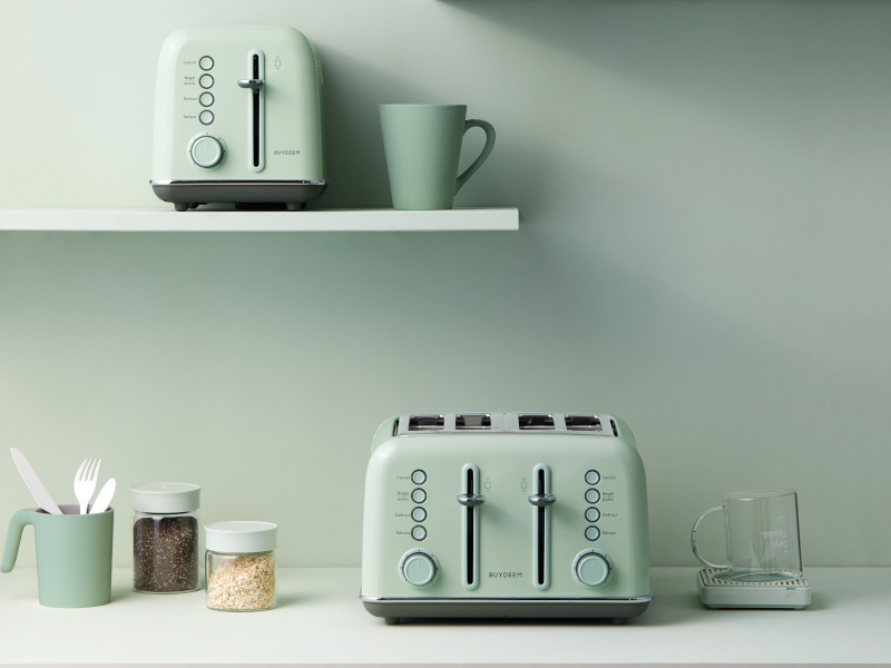 BUYDEEM Topinkovač 2 sloty DT620E, barva zelená
