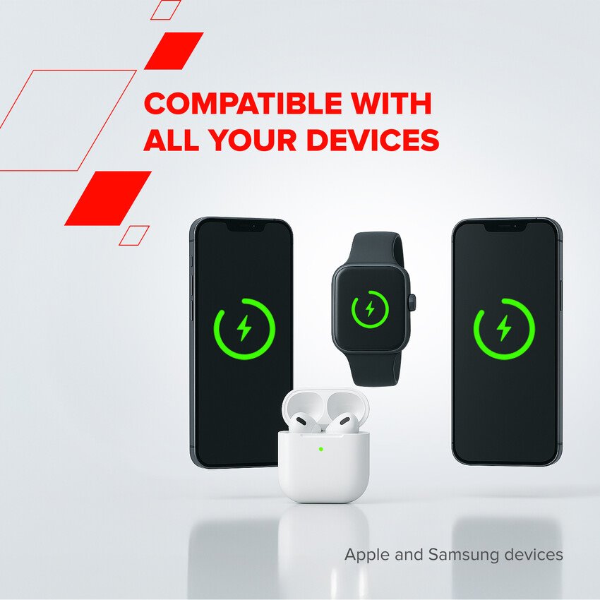 Canyon 4 in 1 Wireless Charging Stand OnCharge 405 qi2, 30W White