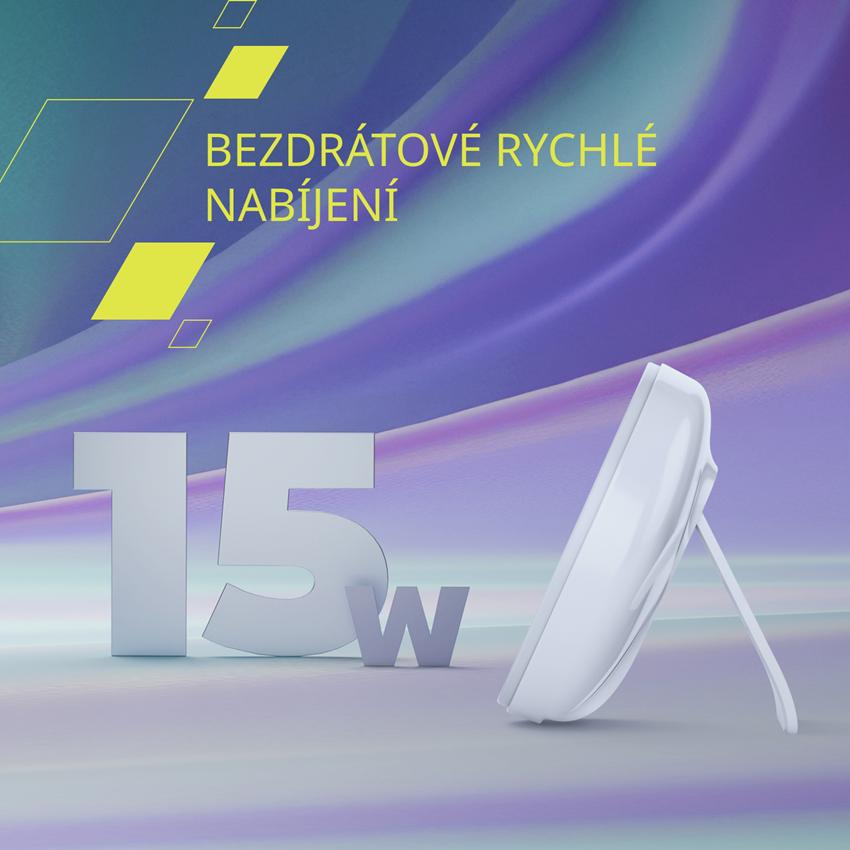 CANYON Bezdrátová nabíječka podložka WS-105 15W Qi2 White