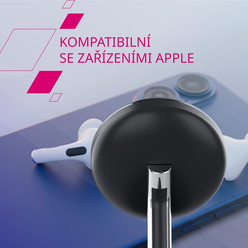 CANYON Bezdrátová nabíječka WCS-205 15W Qi2 2in1 White