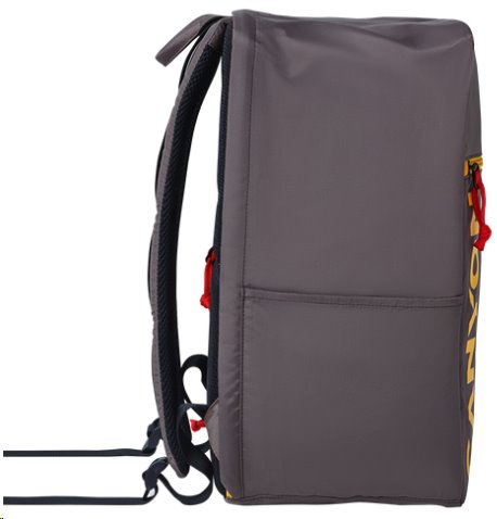 CANYON CSZ-02 batoh pro 15.6" notebook, 20x25x40cm, 20L, příruční zavazadlo, šedá