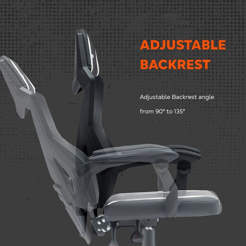 CANYON gaming chair Flow MCH01 Mesh Black Red