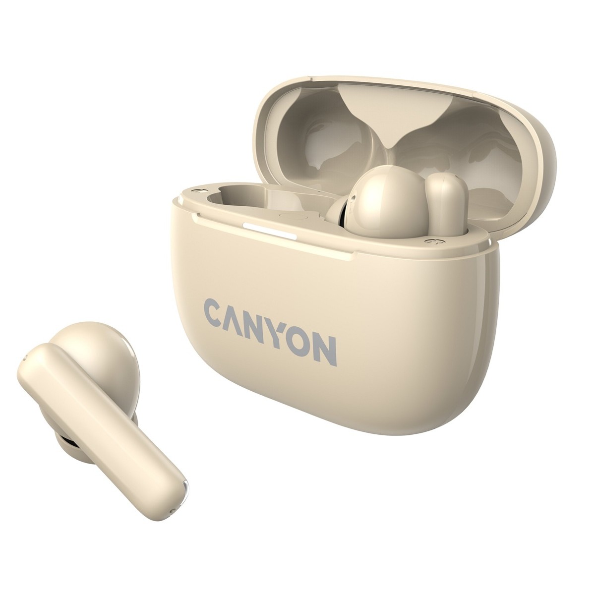 CANYON headset OnGo TWS-10 ANC+ENC Béžová