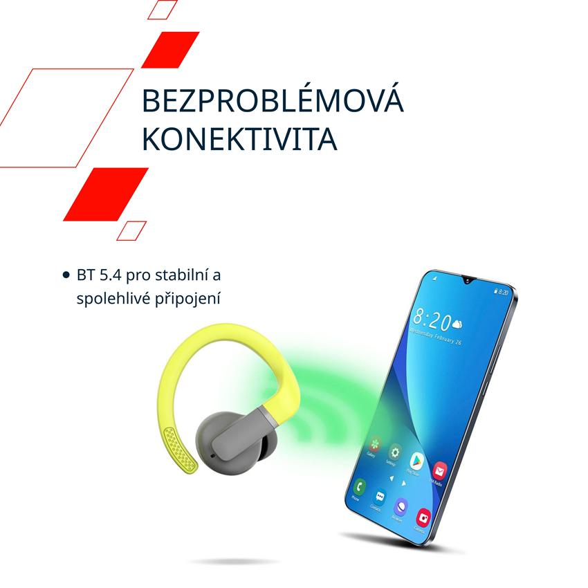 CANYON headset OnRun 11 Sport Wireless charge Green