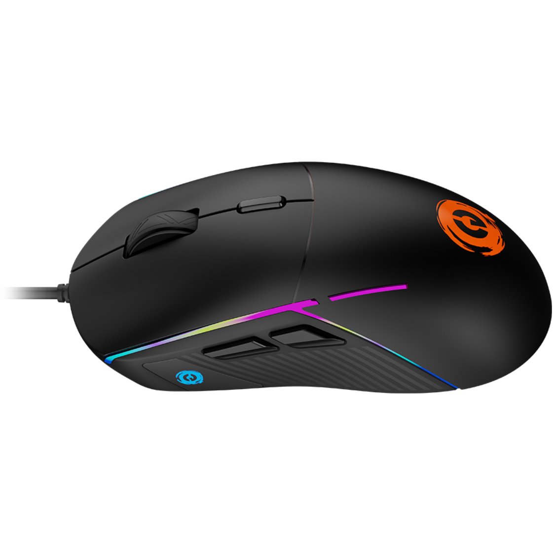CANYON Herní drátová myš SHADDER GM-321, optická, RGB, až 7200 DPI, 6tl. programovatelných, černá