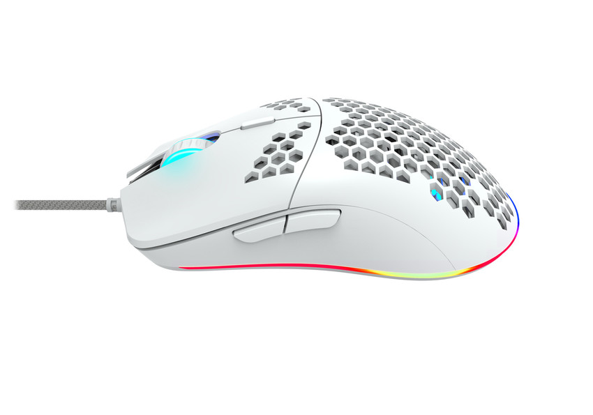 CANYON Herní myš drátová PUNCHER GM-11, sensor Pixart PAW3519, makra, bílá
