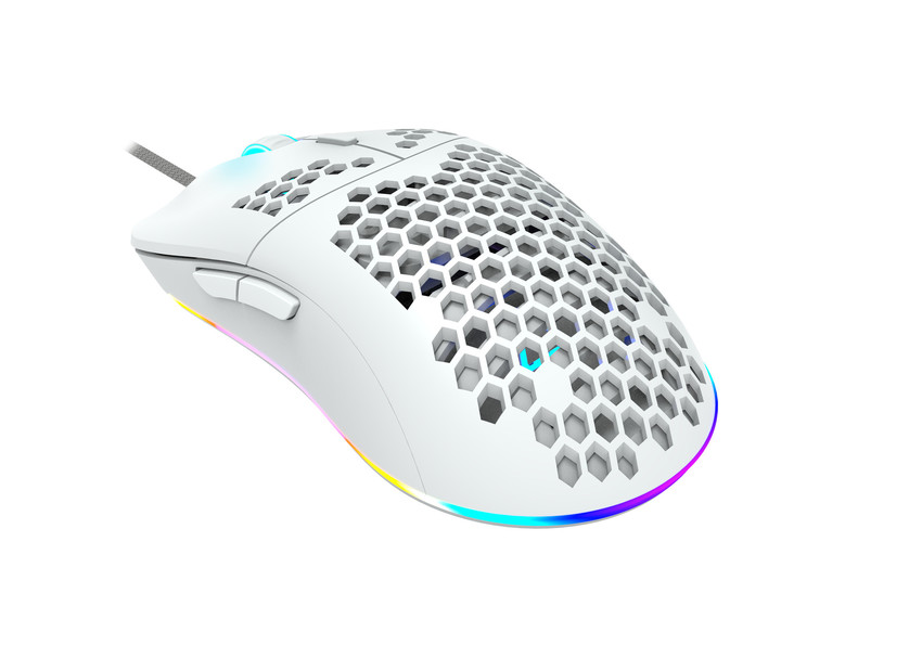 CANYON Herní myš drátová PUNCHER GM-11, sensor Pixart PAW3519, makra, bílá