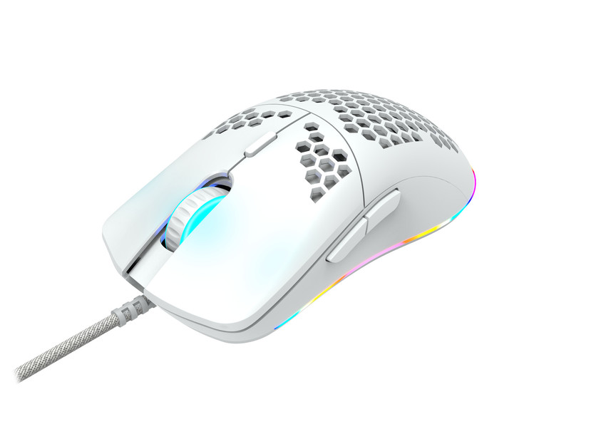 CANYON Herní myš drátová PUNCHER GM-11, sensor Pixart PAW3519, makra, bílá