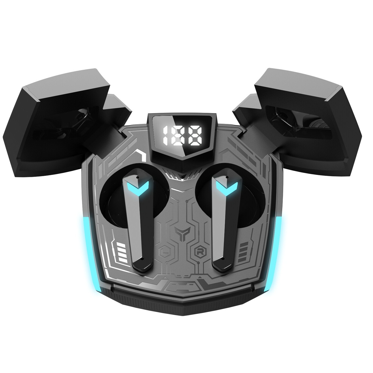 CANYON herní TWS Doublebee GTWS-2, BT sluchátka s mikrofonem, černá