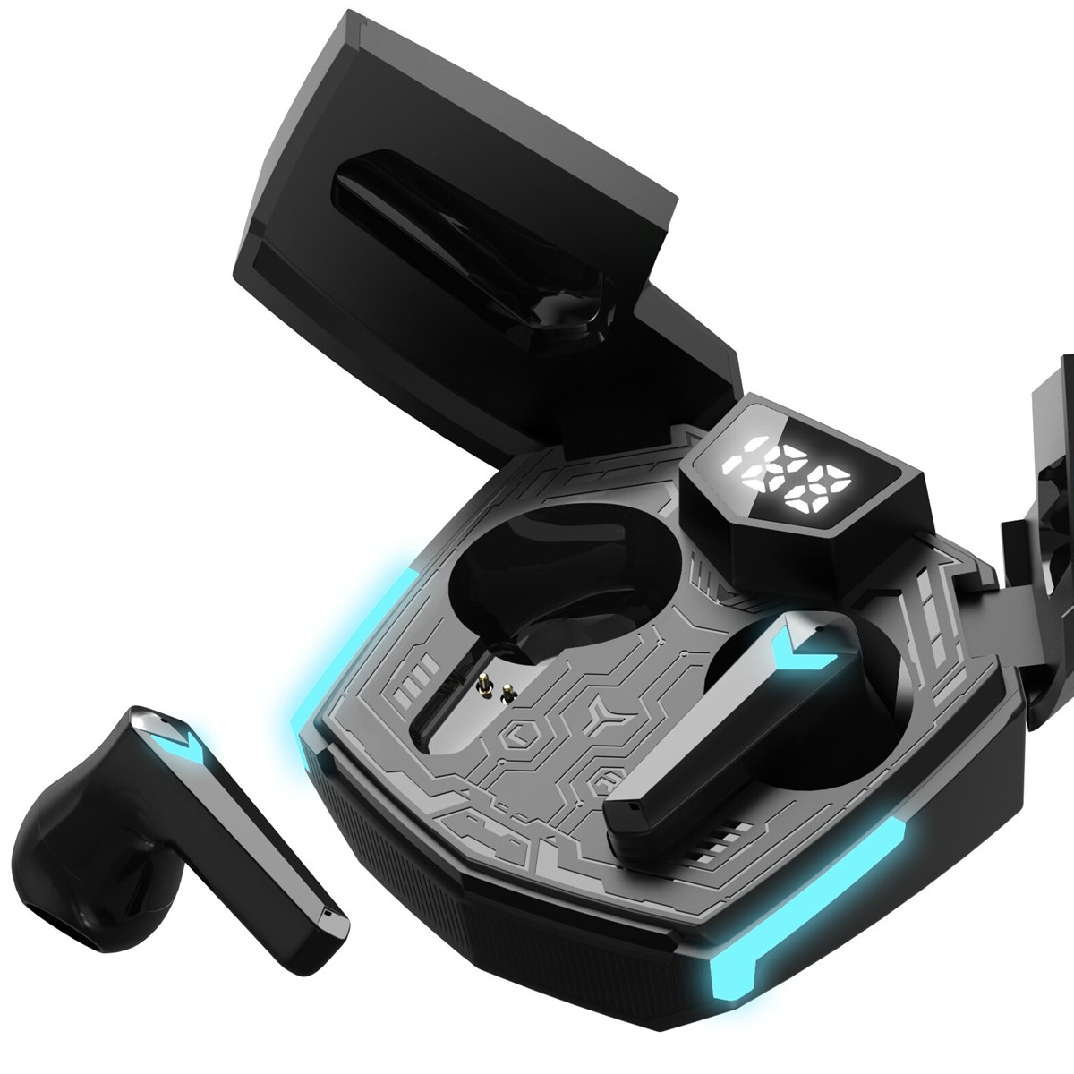 CANYON herní TWS Doublebee GTWS-2, BT sluchátka s mikrofonem, černá