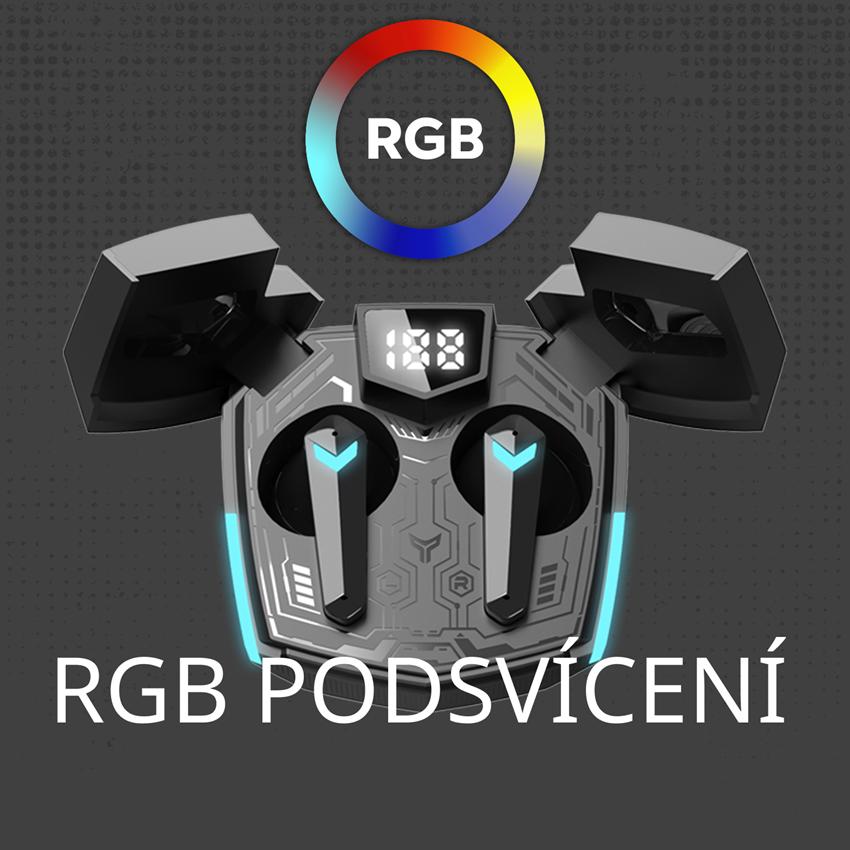 CANYON herní TWS Doublebee GTWS-2, BT sluchátka s mikrofonem, žlutá