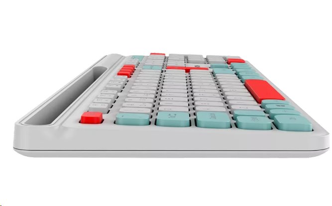 CANYON HSET-W5 bezdrátový SET CS klávesnice + optická myš, 2,4 Ghz, 105 kláves, bílý