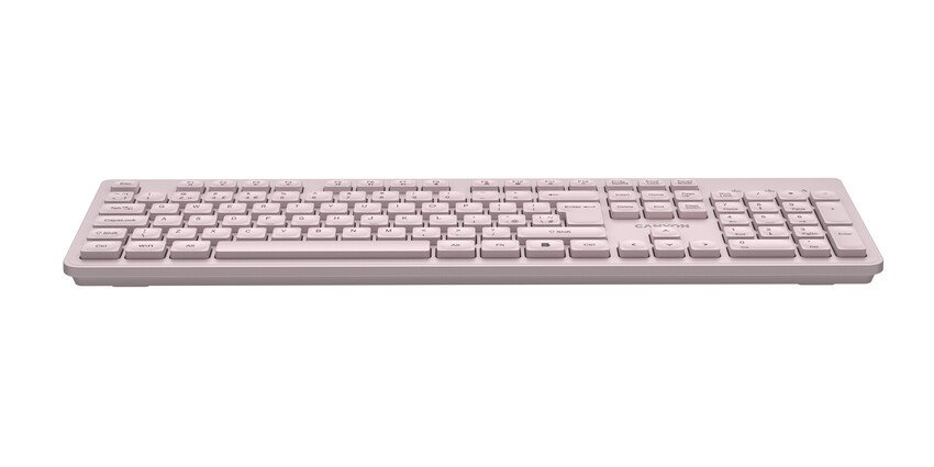 CANYON klasická USB klávesnice, omývatelná, černá
