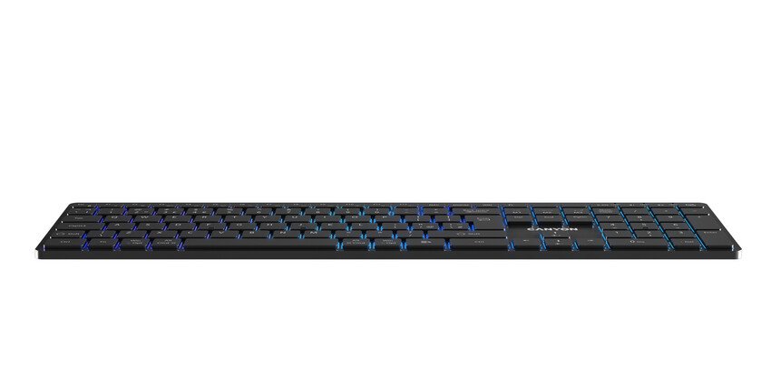 CANYON klasická USB klávesnice, omývatelná, černá