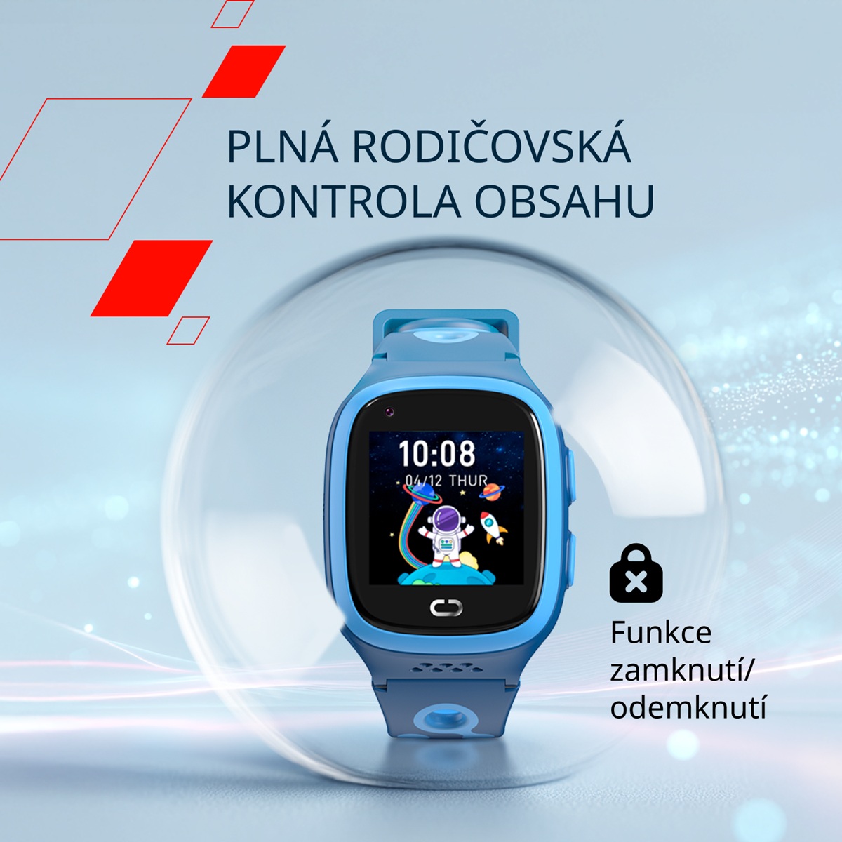 Canyon Kids Watch ZEFIR KW-49 E-SIM 4G, Blue