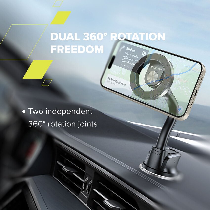 CANYON Magnetický držák telefonu do auta OnGrip 12