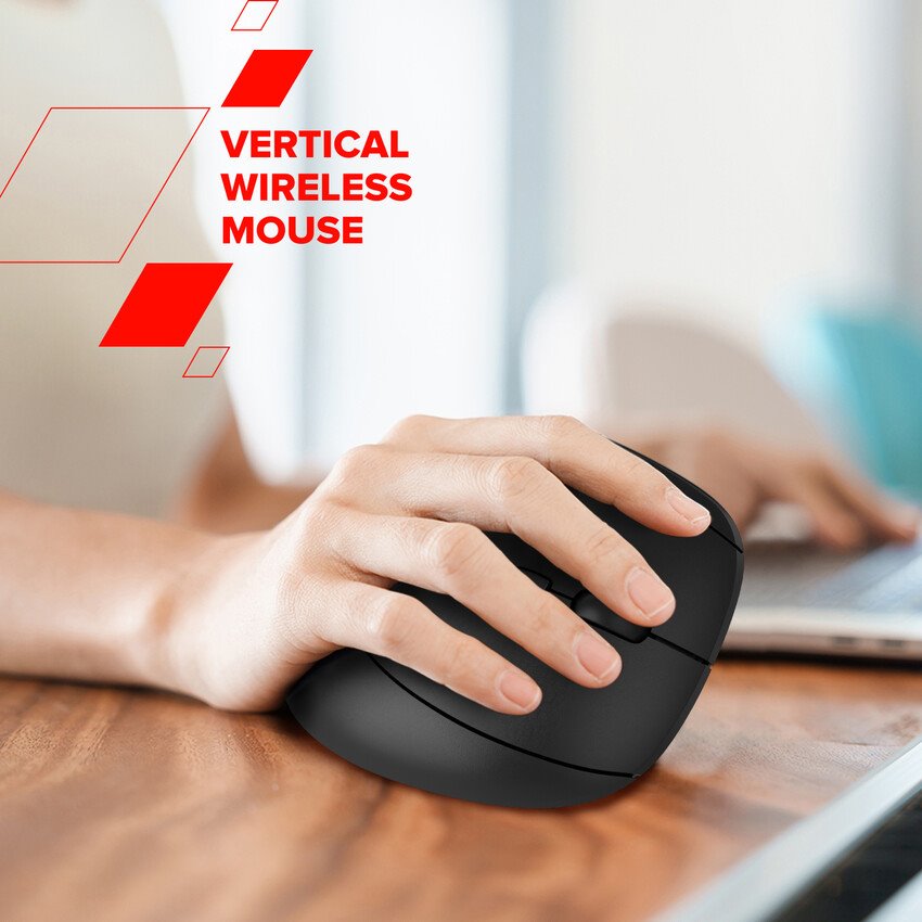 CANYON mouse MW-25 Ergonomic LED AA Dual mode Wireless Black