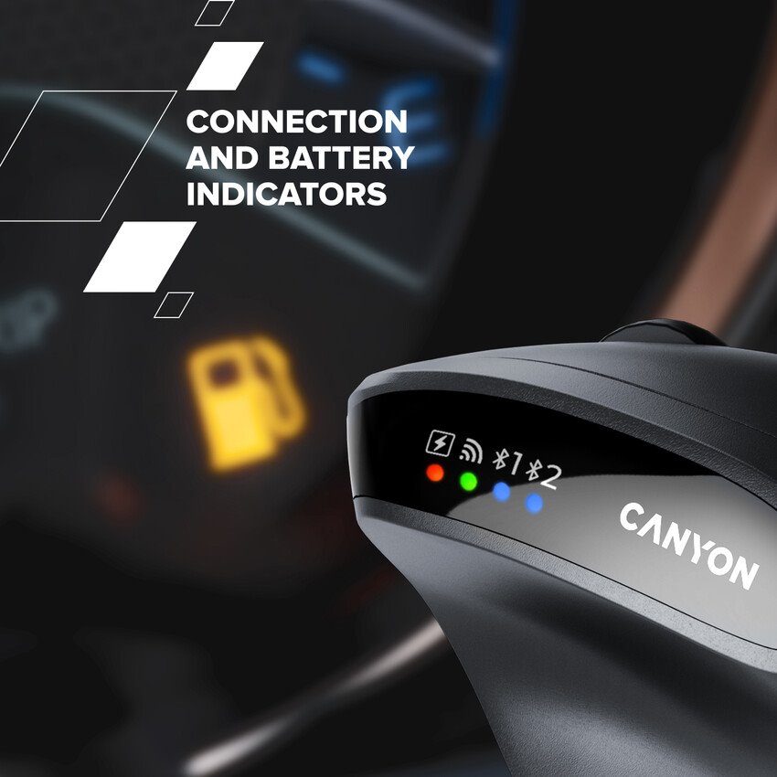 CANYON mouse MW-25 Ergonomic LED AA Dual mode Wireless Black