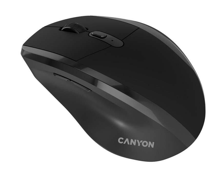 CANYON mouse OnClick 17 Ergonomic 6 buttons 1600DPI Wireless Black