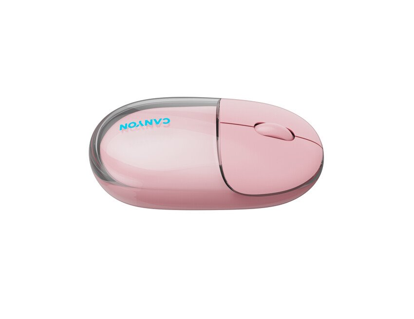 CANYON mouse OnClick 24 BT/ Wireless Transparent/Pink