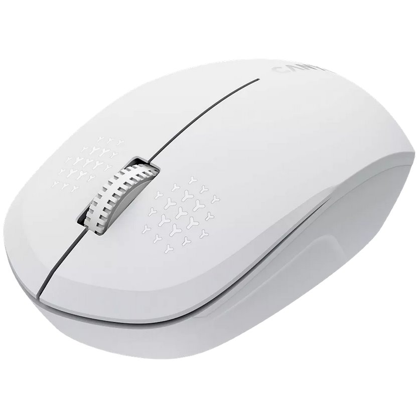 CANYON myš optická bezdrátová MW-4, 1200 dpi,3 tl., Bluetooth, AA baterie, bílá