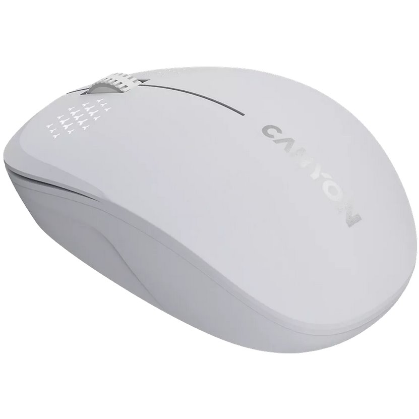 CANYON myš optická bezdrátová MW-4, 1200 dpi,3 tl., Bluetooth, AA baterie, bílá