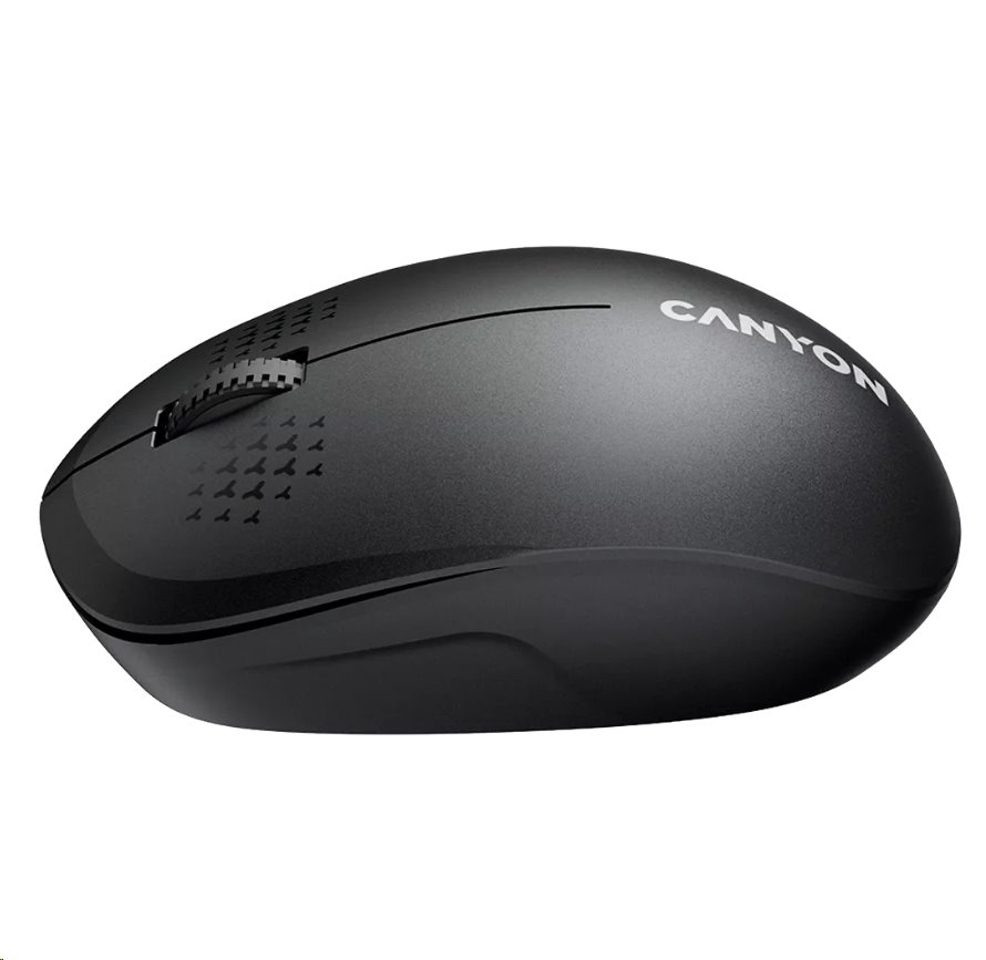 CANYON myš optická bezdrátová MW-4, 1200 dpi,3 tl., Bluetooth, AA baterie, černá