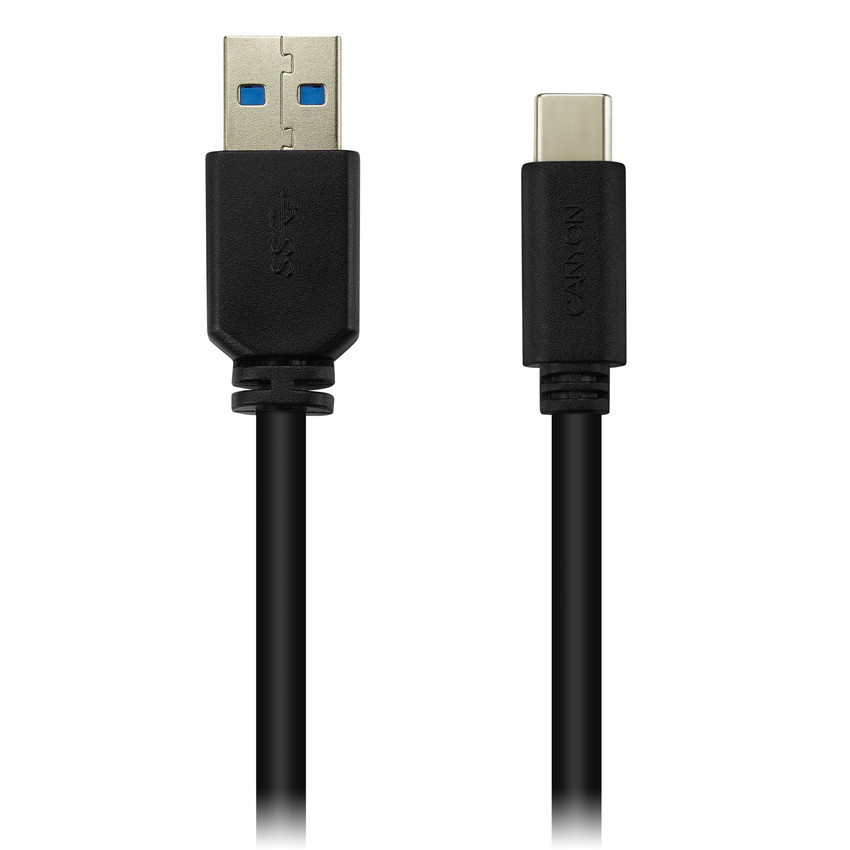 CANYON Nabíjecí kabel C-4. USB-C - USB 3.0, 5V 3A, OD 4.5mm, PVC, 1m, černá