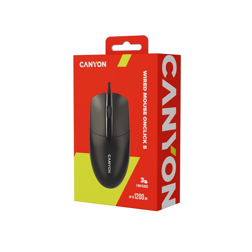 CANYON OnClick5 mouse M-5 Wired Black