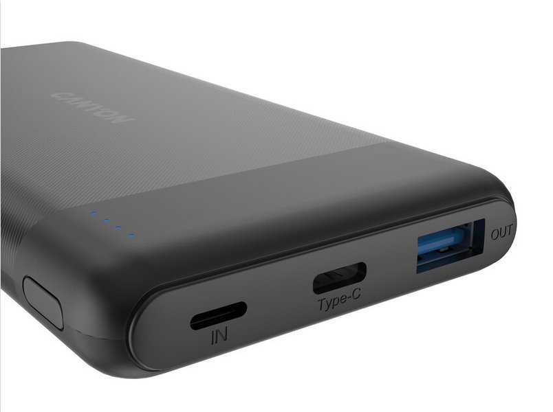 CANYON Power Bank PB-1009B,10 000mAh černá