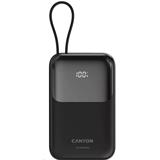 CANYON Power Bank PB-101, 10000mAh PD22.5W built-in cable, black
