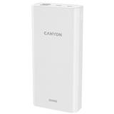CANYON Power Bank PB-2001, 20000mAh, bílá