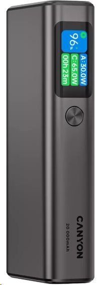 CANYON Power Bank PB-230, 20000mAh PD130W TFT display