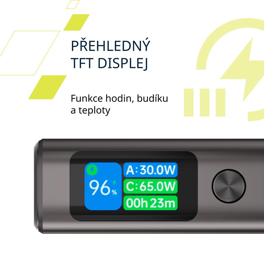 CANYON Power Bank PB-230, 20000mAh PD130W TFT display