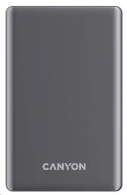 CANYON Power bank PB-505 slim Magsafe 5000 mAh PD20W Dark Grey