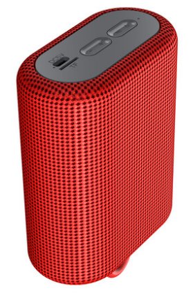 CANYON reproduktor BSP-4, BT V5.0, BLUETRUM AB5365A, 5W, 1200mAh, USB-C, microSD, červená