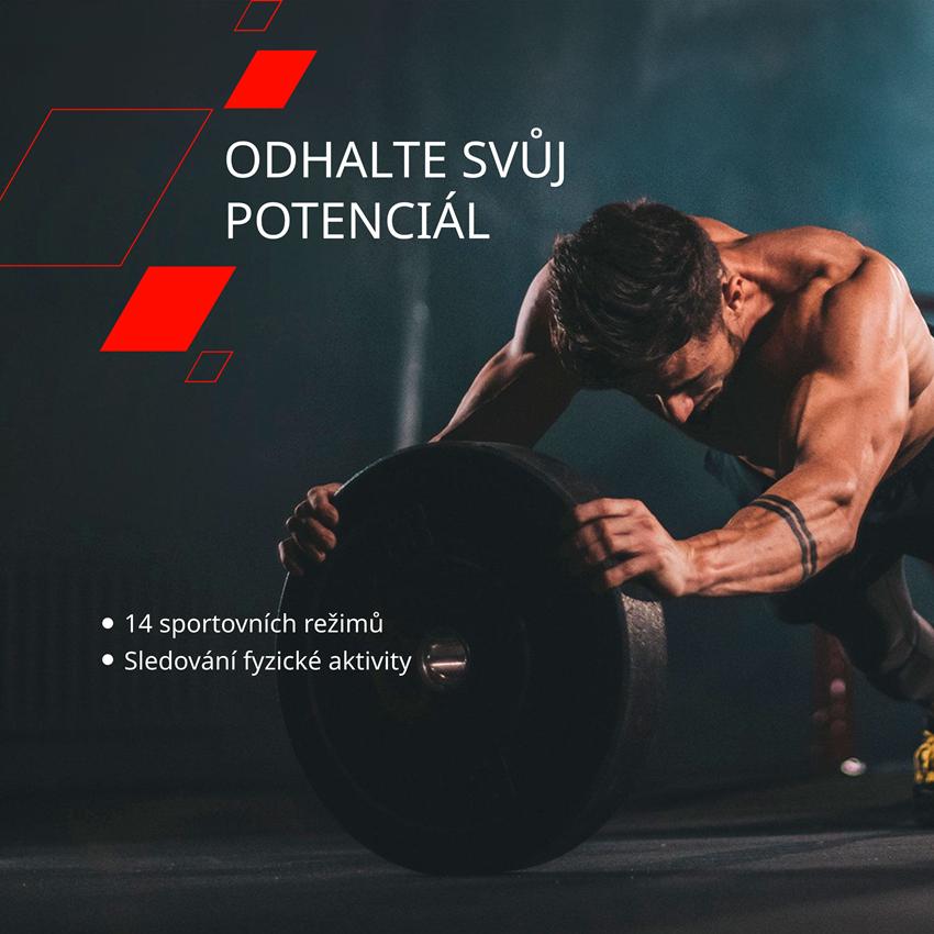 CANYON smart hodinky EASY SW-54, 1,7" IPS displej, 14 sport režimů, IP68, Android/iOS, zelené