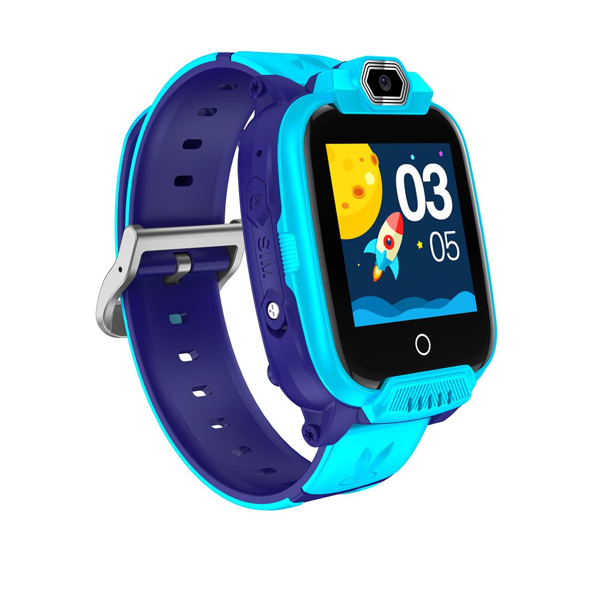 CANYON smart hodinky Jondy KW-44 BLUE, ,1.44", 4G, GPS tracking, SOS tl., 512MB, 700mAh, IP67