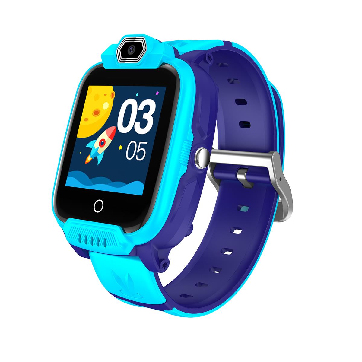 CANYON smart hodinky Jondy KW-44 BLUE, ,1.44", 4G, GPS tracking, SOS tl., 512MB, 700mAh, IP67
