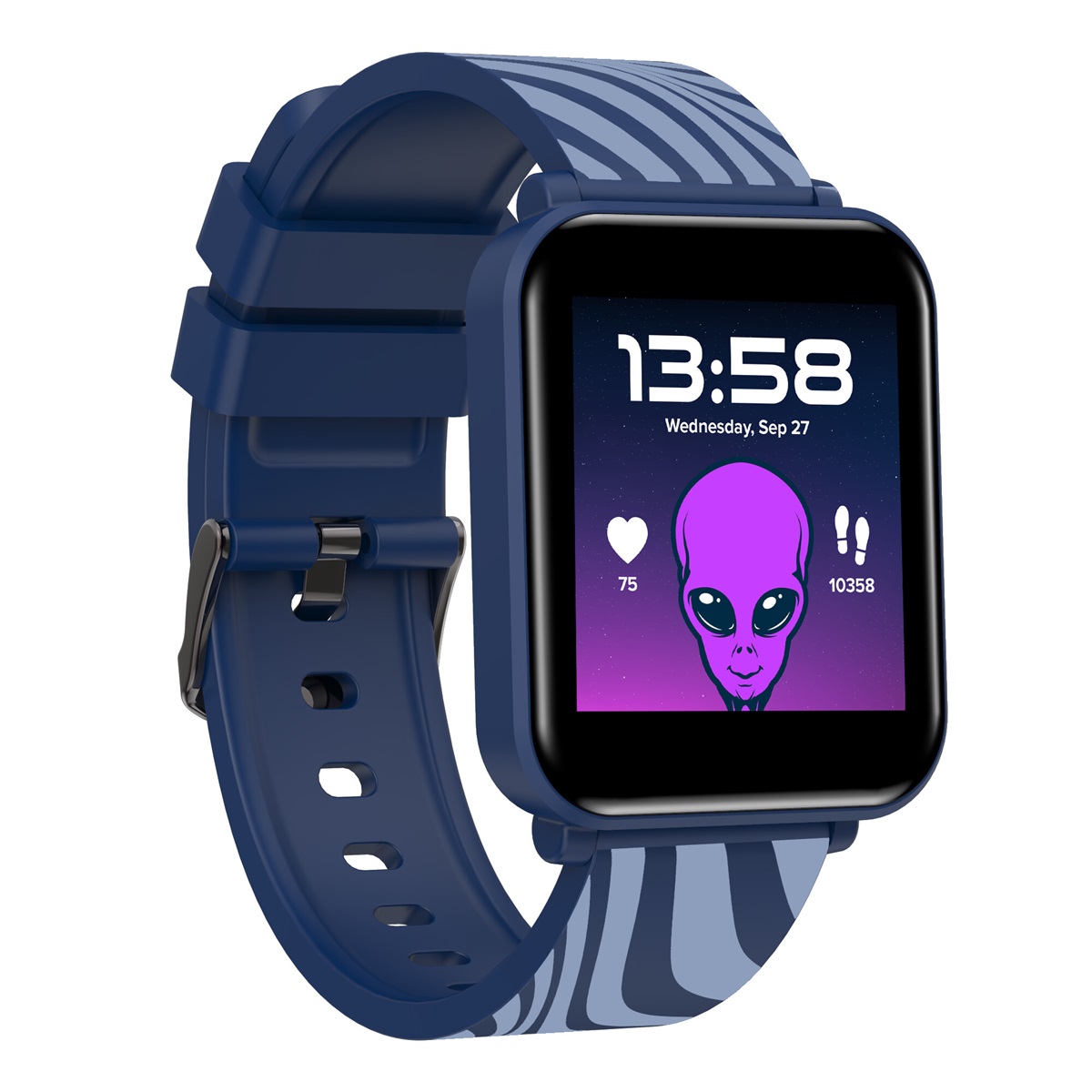 CANYON smart hodinky Joyce KW-43 BLUE, 1,54" IPS, 512MB paměť, IP67, 25 sport.režimů, 3 hry, MUSIC