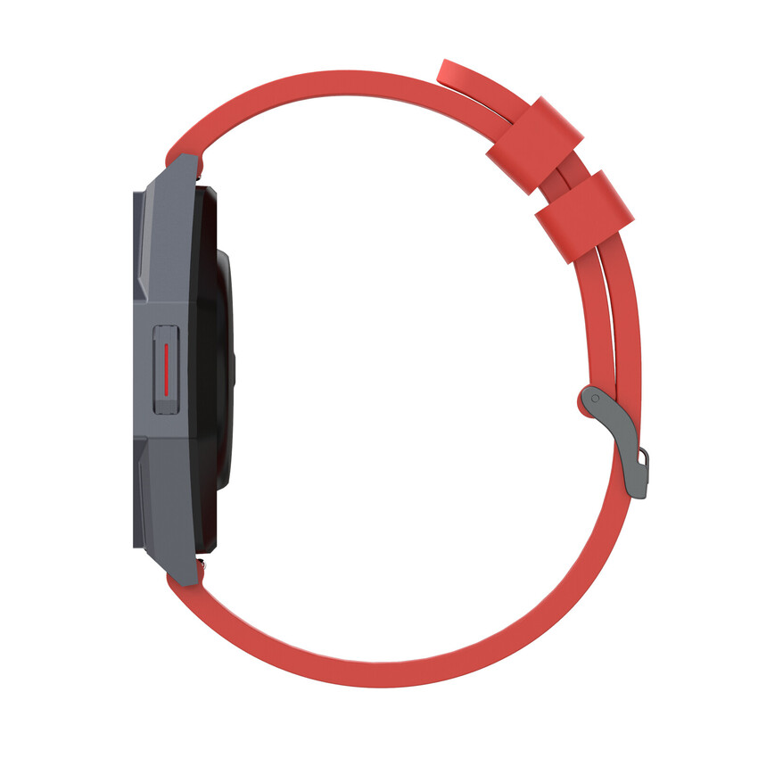 CANYON smart hodinky Otto SW-86, 1,3" LTPS, SpO2, HR, krevní tlak, 25 multi-sport, red