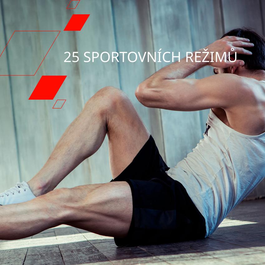 CANYON smart hodinky Otto SW-86, 1,3" LTPS, SpO2, HR, krevní tlak, 25 multi-sport, red